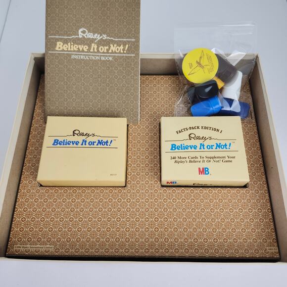 Ripley's Believe It Or Not Board Game 1984 Milton Bradley Complete 10+ - Picture 9 of 13